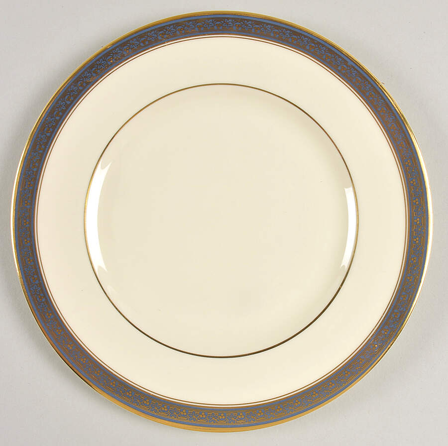 Embassy Blue (No #, Intro 1987) Salad Plate by Minton-1