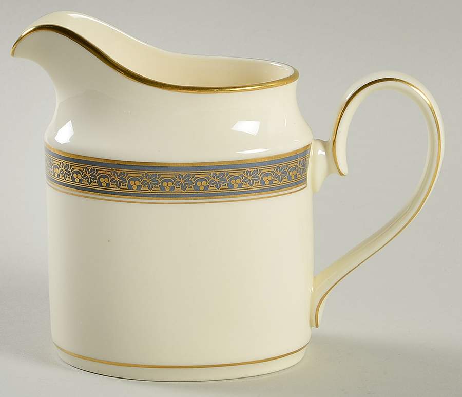 Embassy Blue (No #, Intro 1987) Creamer by Minton-1