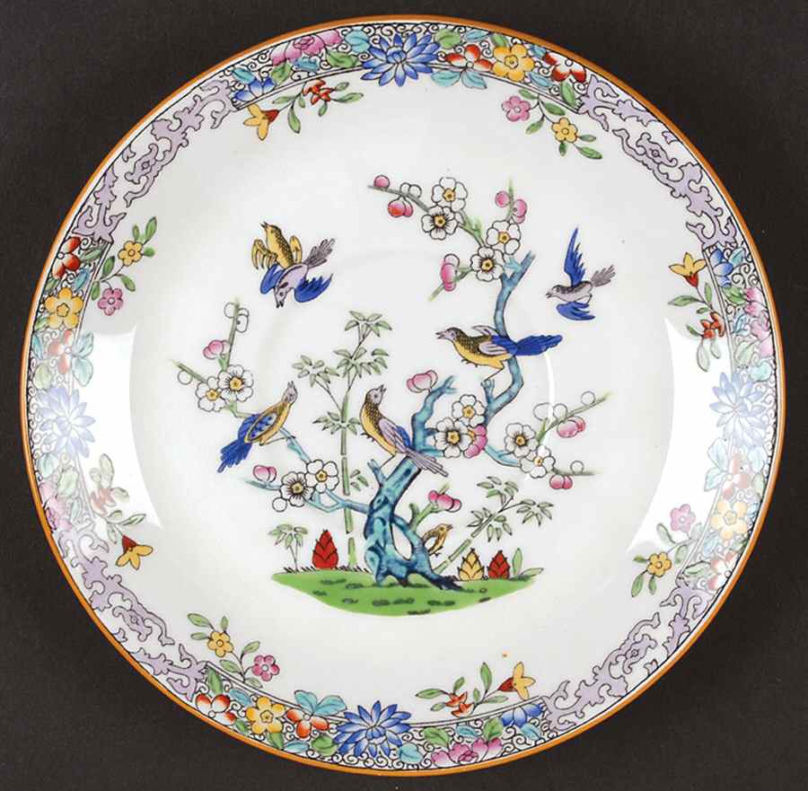Emperor's Garden Saucer for Cream Soup Bowl by Minton-1