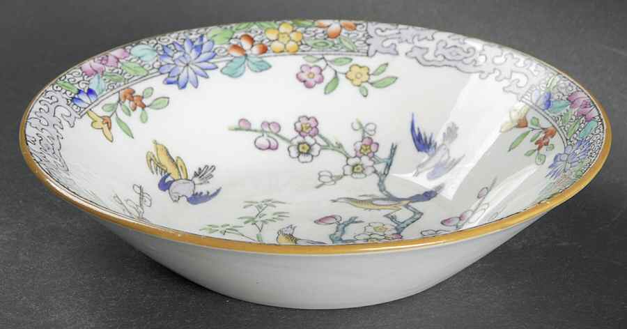 Emperor's Garden Fruit/Dessert (Sauce) Bowl by Minton-1
