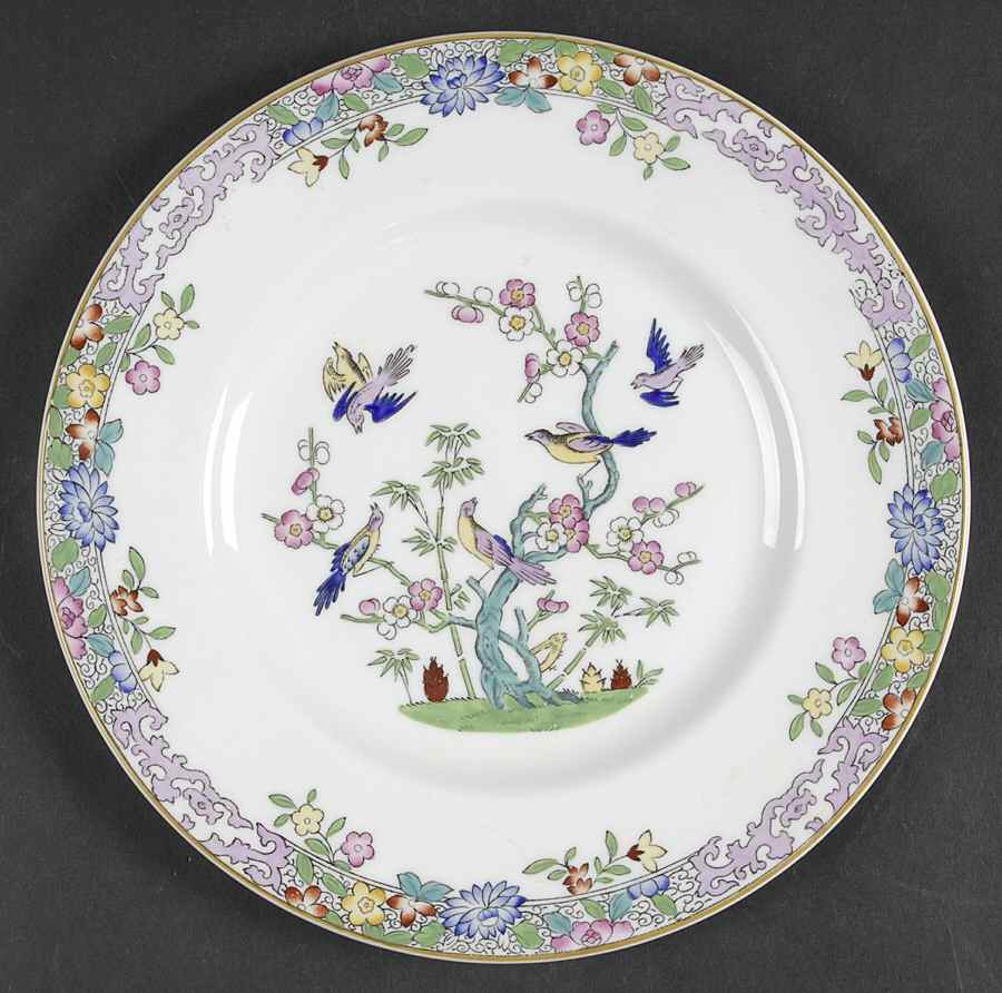 Emperor's Garden Salad Plate by Minton-1