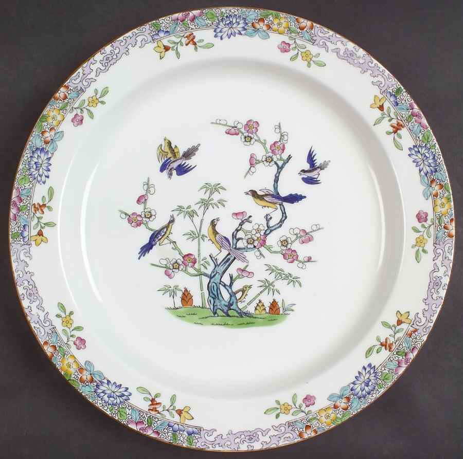 Emperor's Garden 12" Chop Plate (Round Platter) by Minton-1