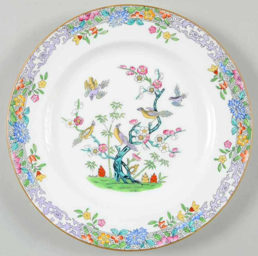 Emperor's Garden Luncheon Plate by Minton-1