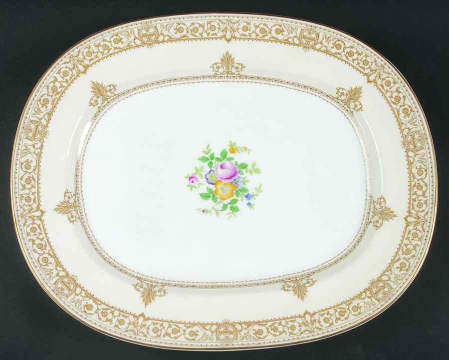 English Rose 16" Oval Serving Platter by Minton-1