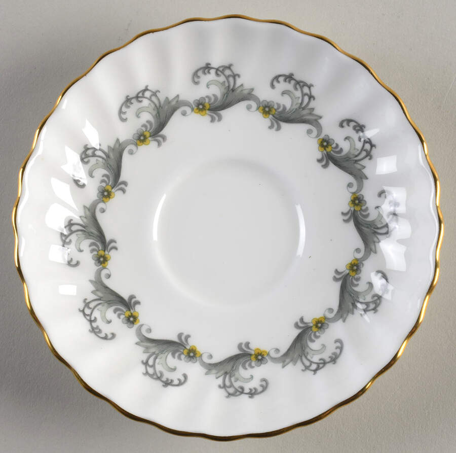 Ermine Saucer for Demitasse Cup by Minton-1