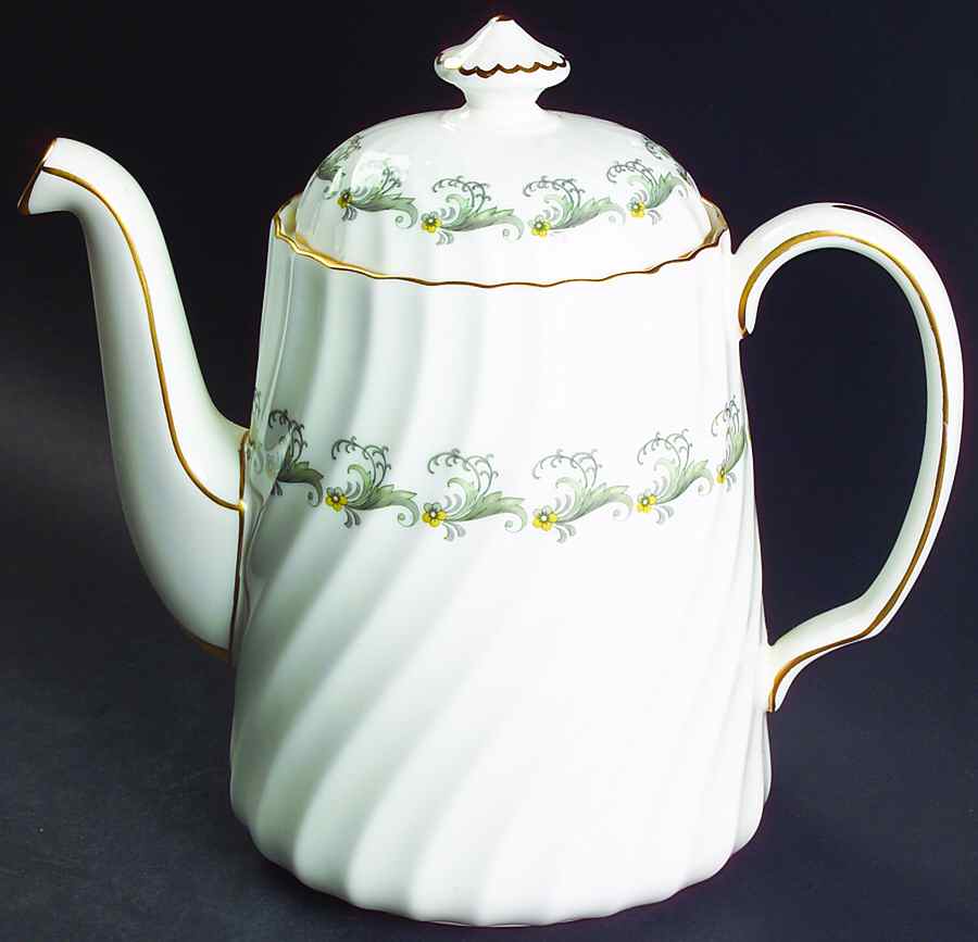 Ermine Coffee Pot & Lid by Minton-1