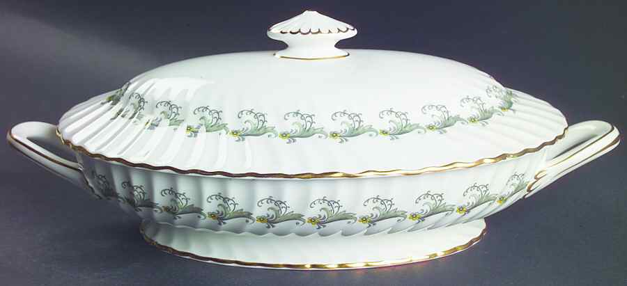 Ermine Oval Covered Vegetable by Minton-1