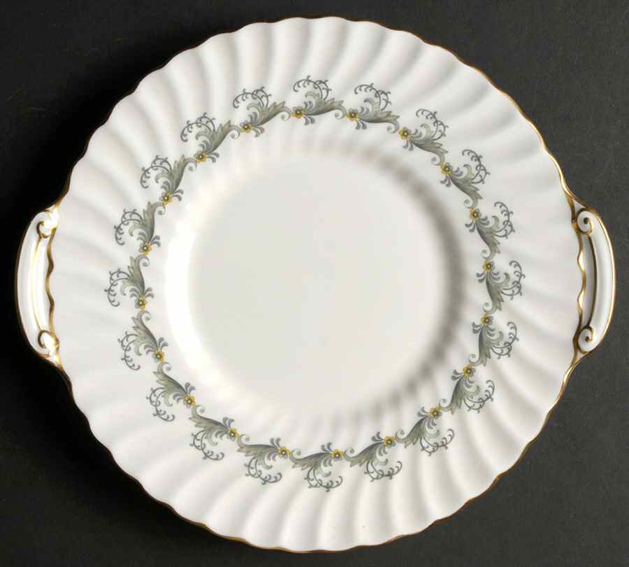 Ermine Handled Cake Plate by Minton-1