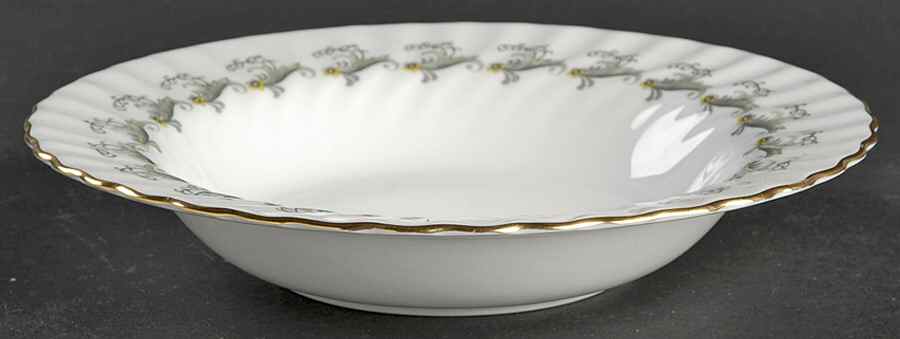 Ermine Rim Soup Bowl by Minton-1