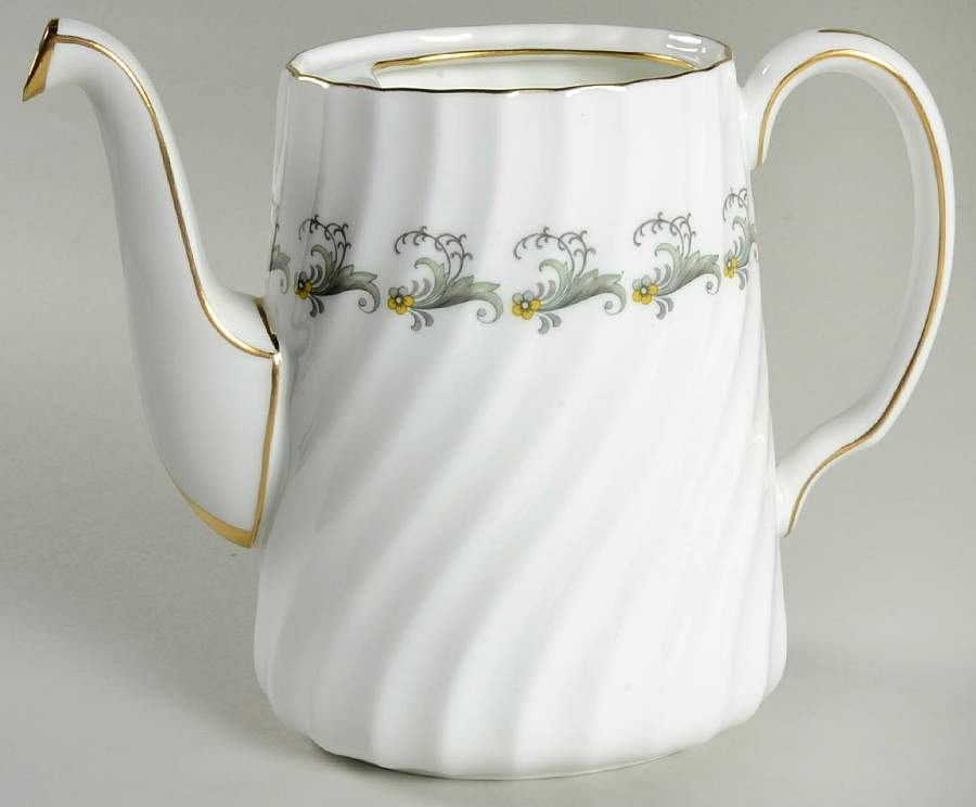 Ermine Mini Coffee Pot No Lid by Minton-1