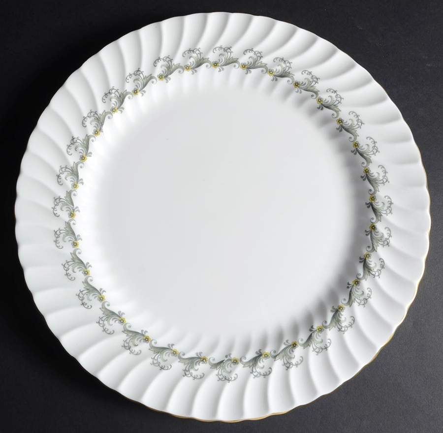 Ermine 12" Chop Plate (Round Platter) by Minton-1