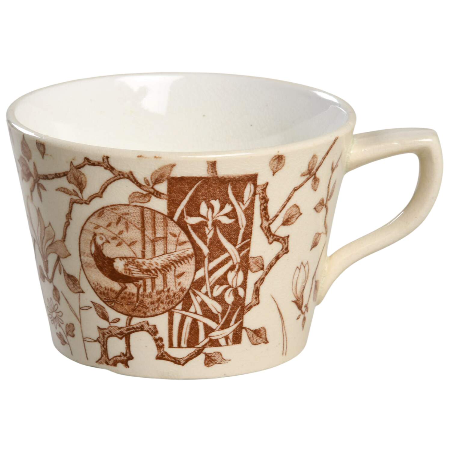 Faisan (Brown) Flat Cup by Minton-1