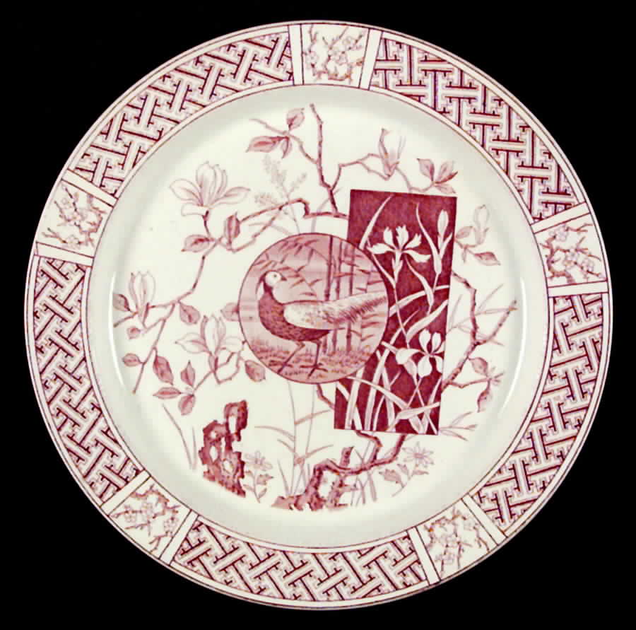Faisan (Brown) Dinner Plate by Minton-1