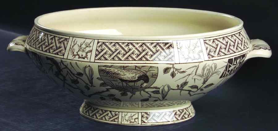 Faisan (Brown) Tureen No Lid by Minton-1