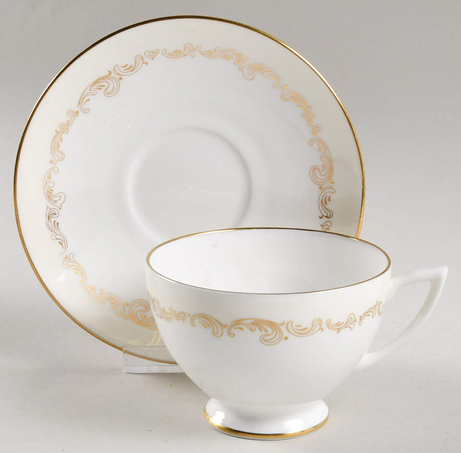 Felicity Footed Cup & Saucer Set by Minton-1