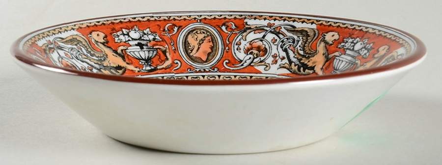 Florentine Red (No Center) Fruit/Dessert (Sauce) Bowl by Minton-1