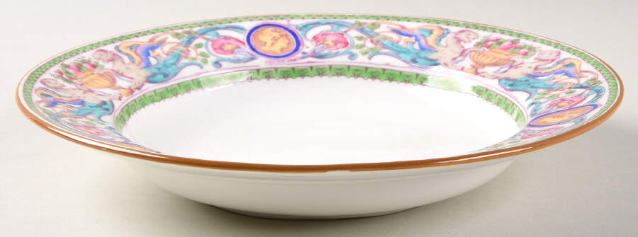 Florentine Rim Soup Bowl by Minton-1