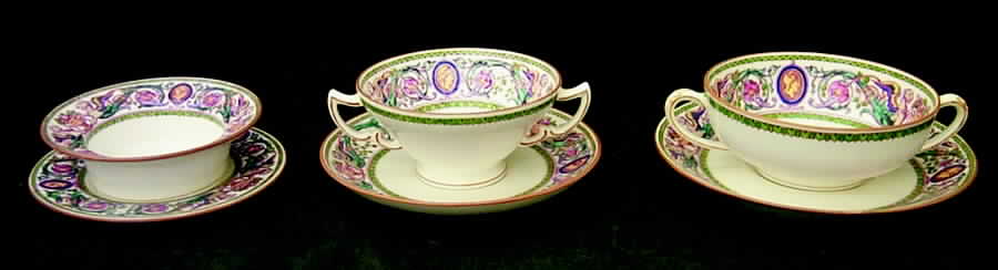 Florentine Ramekin & Saucer Set by Minton-1