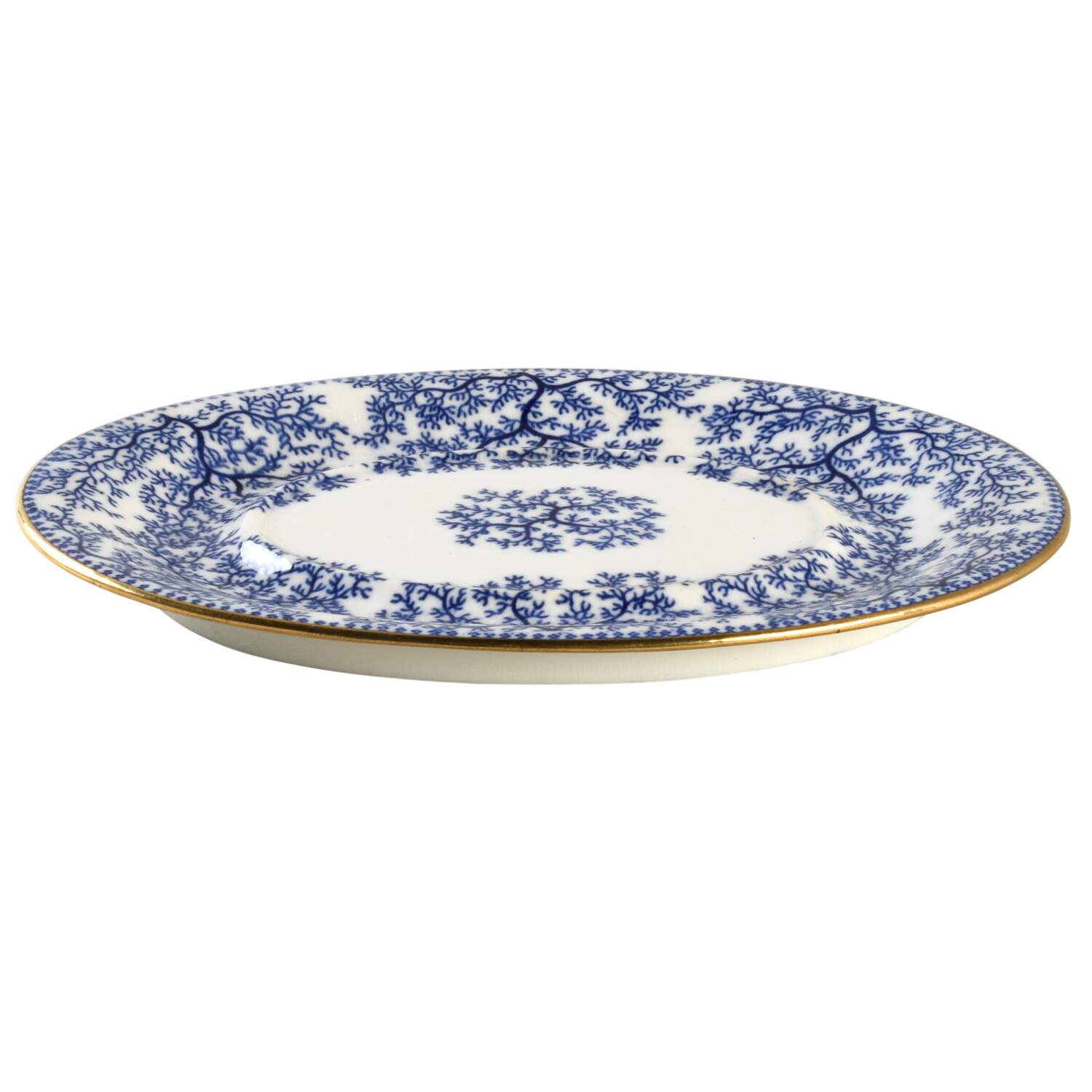 Fibre Blue Underplate for Gravy Boat & Lid (GR3 & GR4) by Minton-1