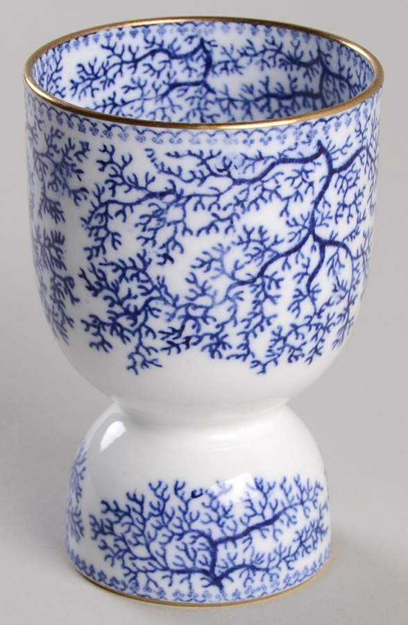 Fibre Blue Double Egg Cup by Minton-1