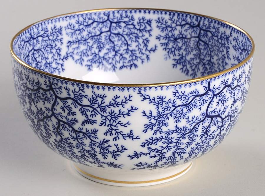 Fibre Blue Cranberry Bowl by Minton-1