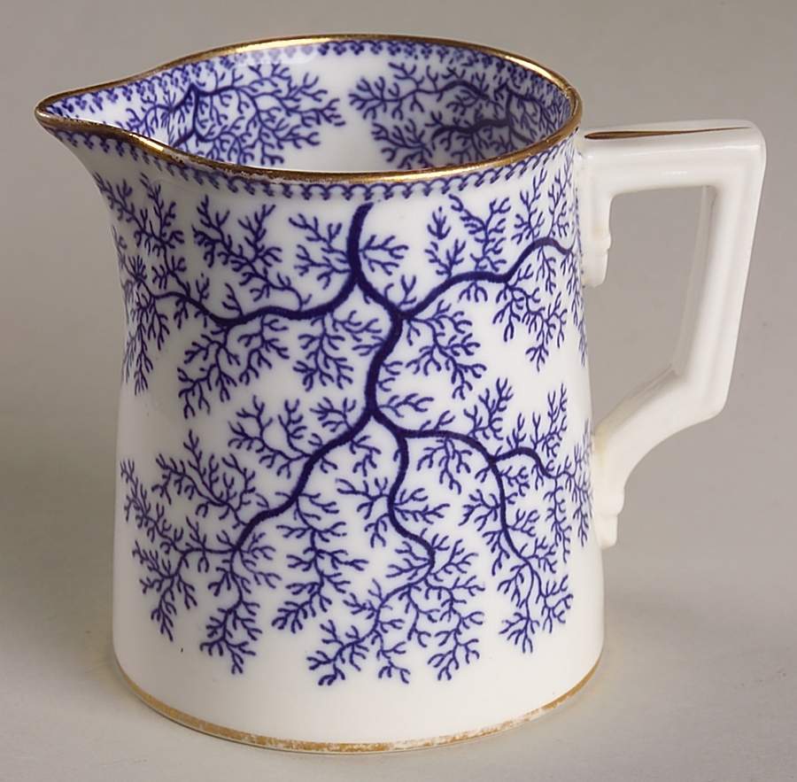 Fibre Blue Creamer by Minton-1