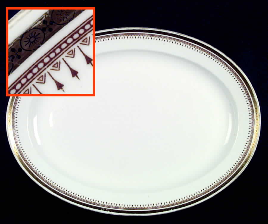 G5767 14" Oval Serving Platter by Minton-1