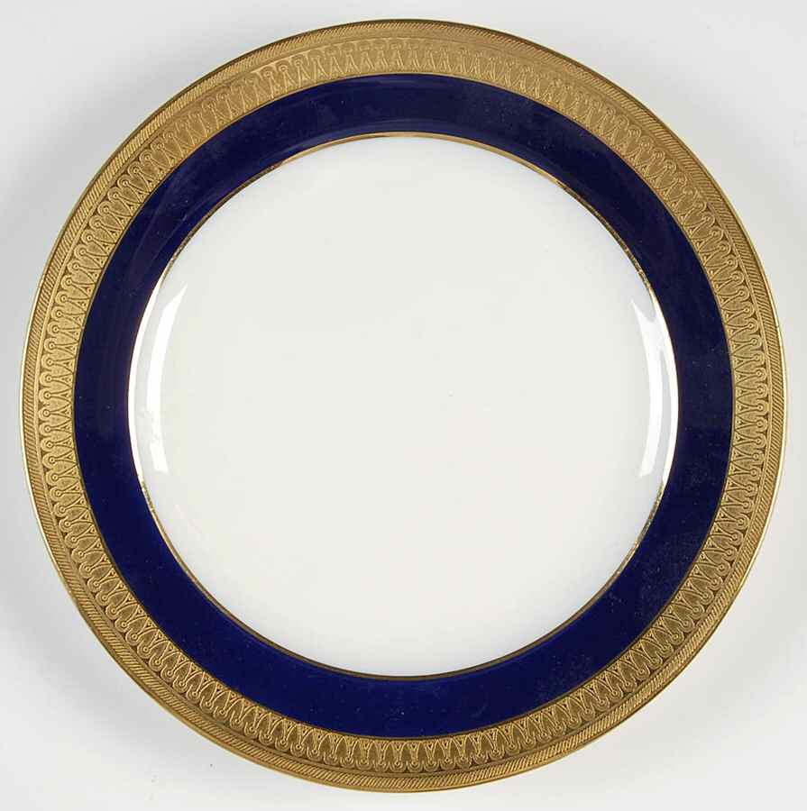 G6262 (Cobalt Blue Band) Salad Plate by Minton-1