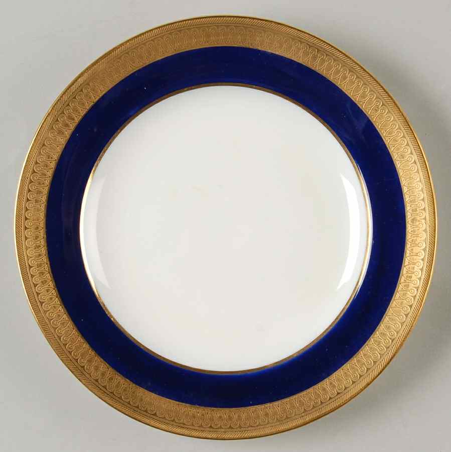 G6262 (Cobalt Blue Band) Bread & Butter Plate by Minton-1