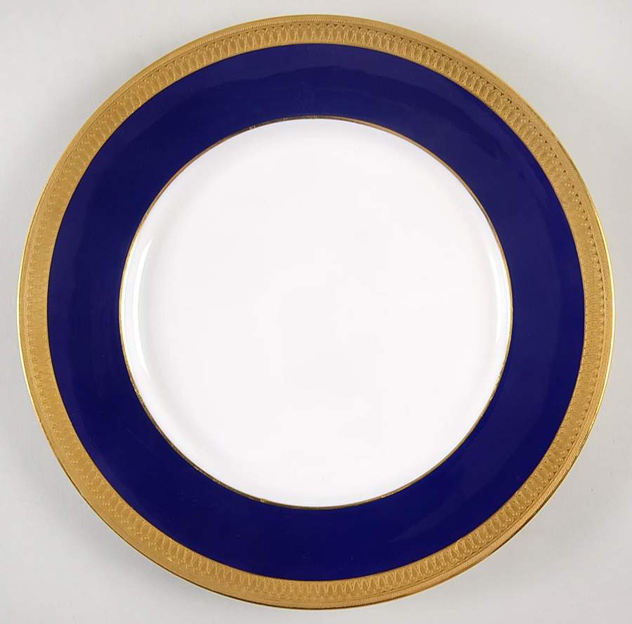 G6262 (Cobalt Blue Band) Service Plate (Charger) by Minton-1