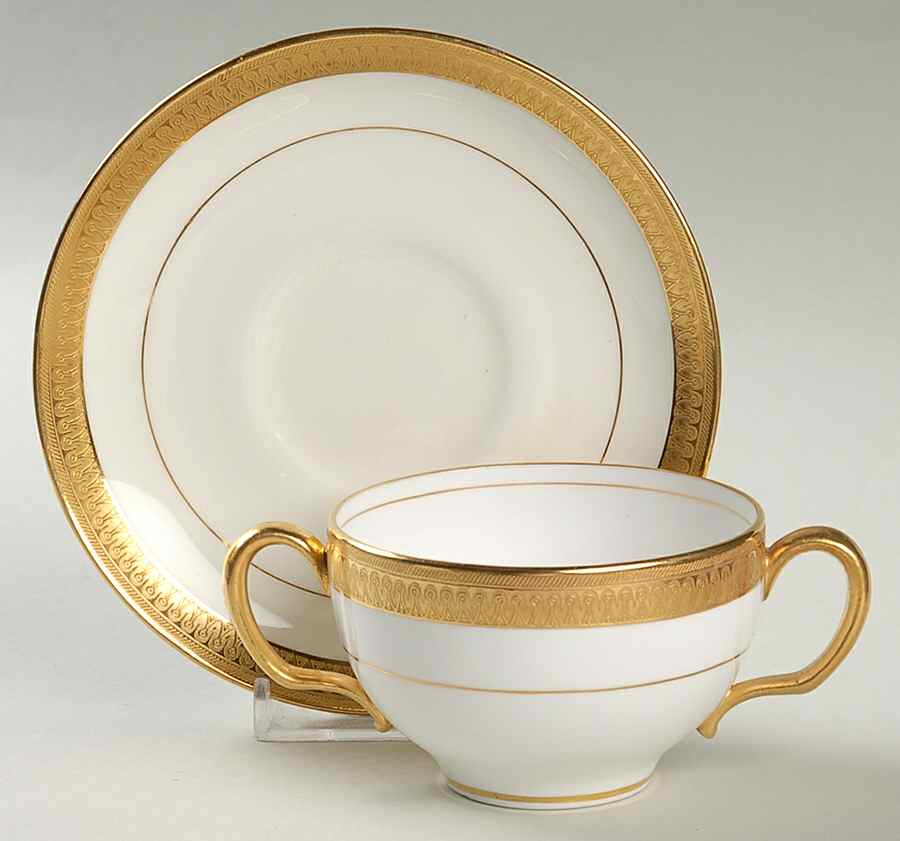 G6285 Flat Bouillon Cup & Saucer by Minton-1