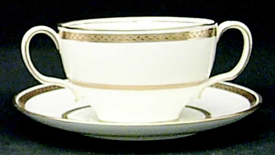 G8338 Footed Bouillon Cup & Saucer by Tiffany-1
