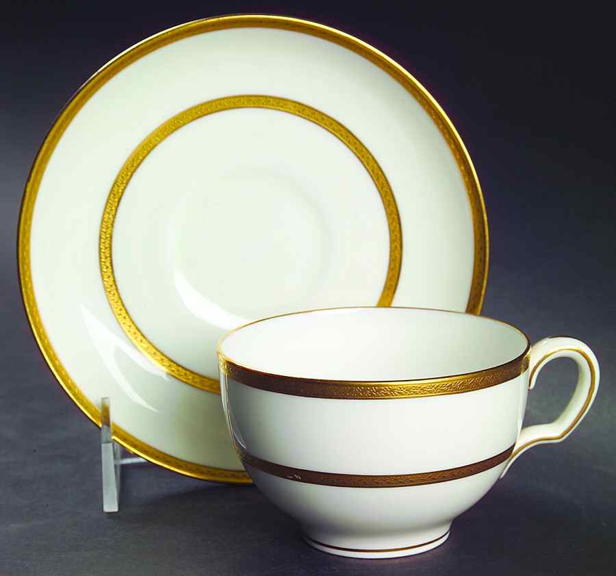G8721 Flat Cup & Saucer Set by Minton-1