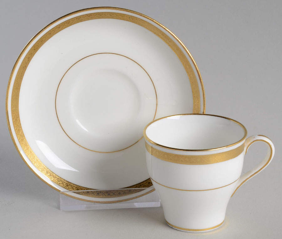 G9816 Flat Demitasse Cup & Saucer Set by Minton-1
