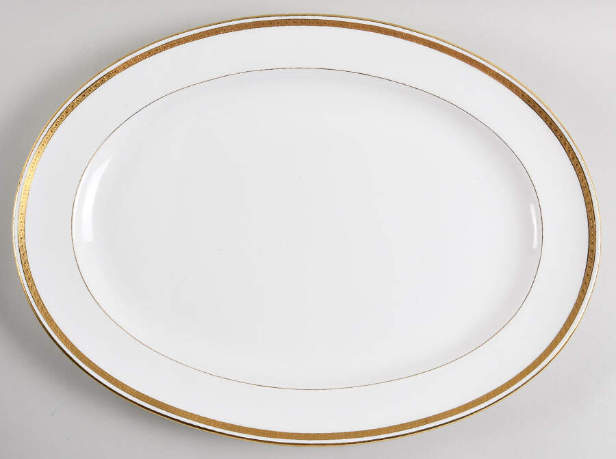 G9816 17" Oval Serving Platter by Minton-1