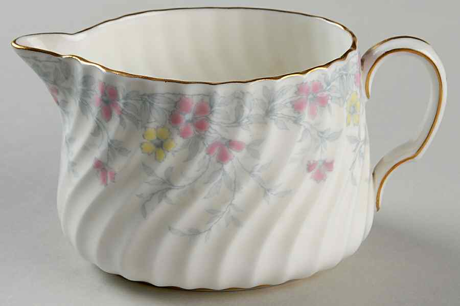 Garden Pinks Pink and Yellow Creamer by Minton-1