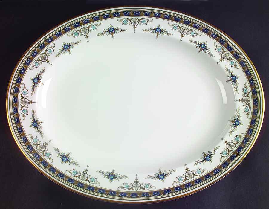 Gladstone 13" Oval Serving Platter by Minton-1