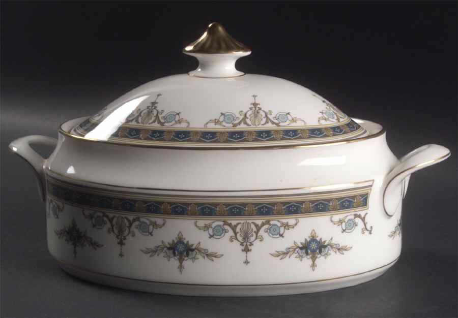 Gladstone Oval Covered Vegetable by Minton-1