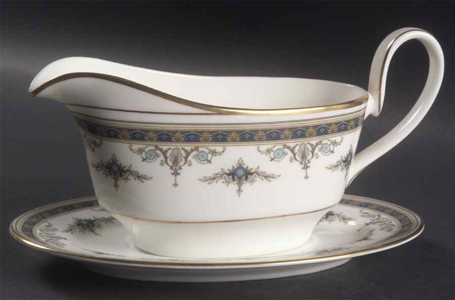 Gladstone Gravy Boat & Underplate by Minton-1