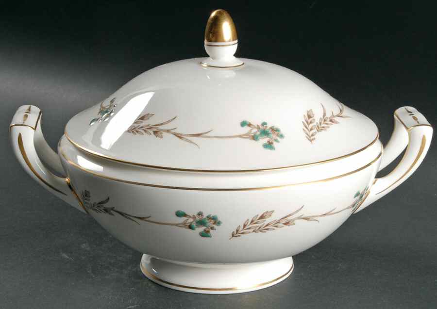 Glengarry Round Covered Vegetable by Minton-1