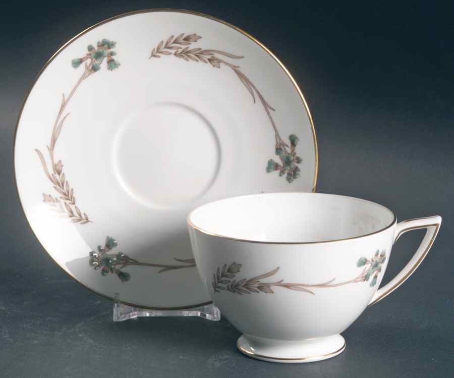 Glengarry Footed Cup & Saucer Set by Minton-1