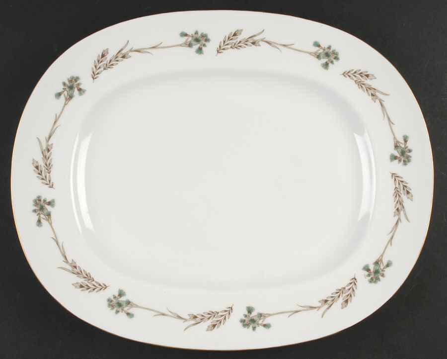 Glengarry 14" Oval Serving Platter by Minton-1