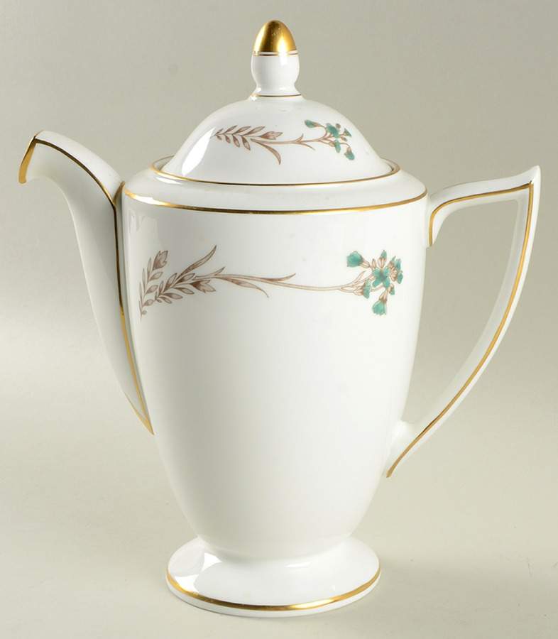 Glengarry Coffee Pot & Lid by Minton-1