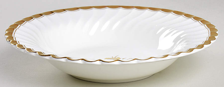 Gold Crocus Rim Soup Bowl by Minton-1