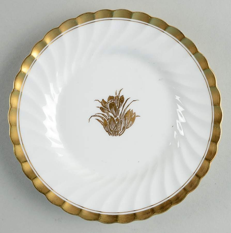 Gold Crocus Bread & Butter Plate by Minton-1