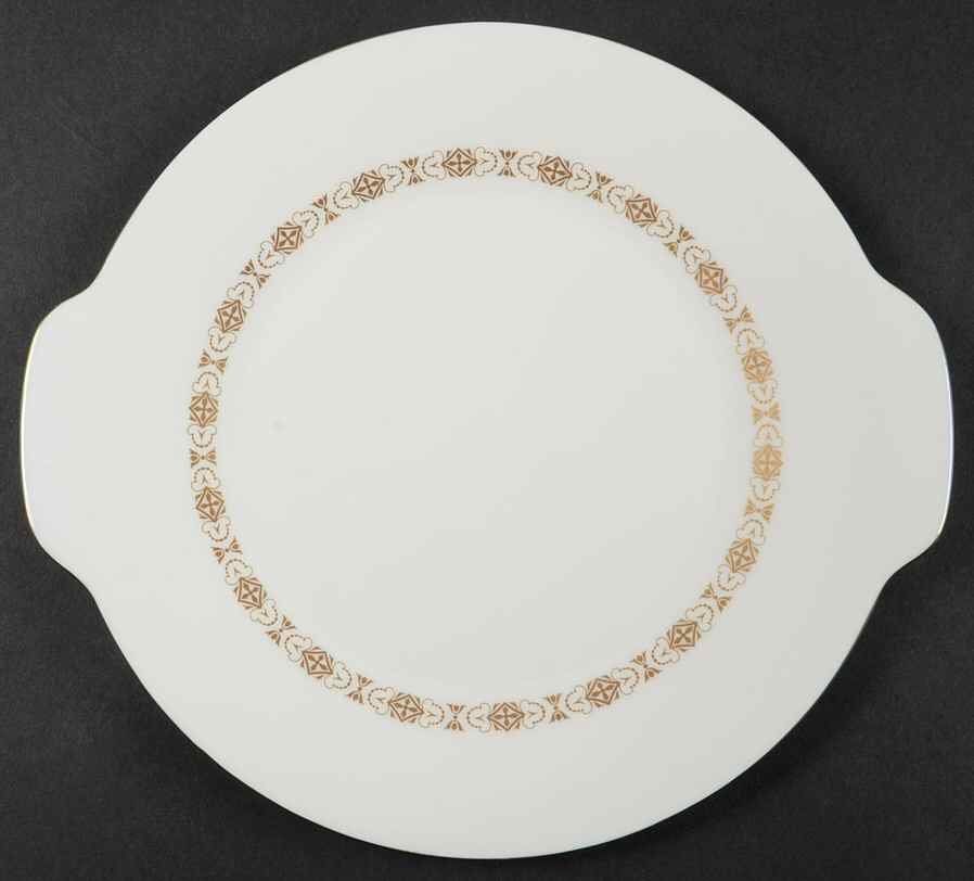 Golden Diadem Handled Cake Plate by Minton-1