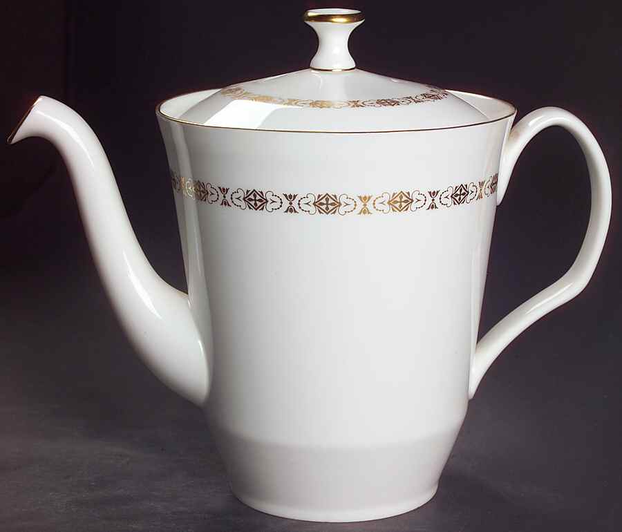 Golden Diadem Coffee Pot & Lid by Minton-1
