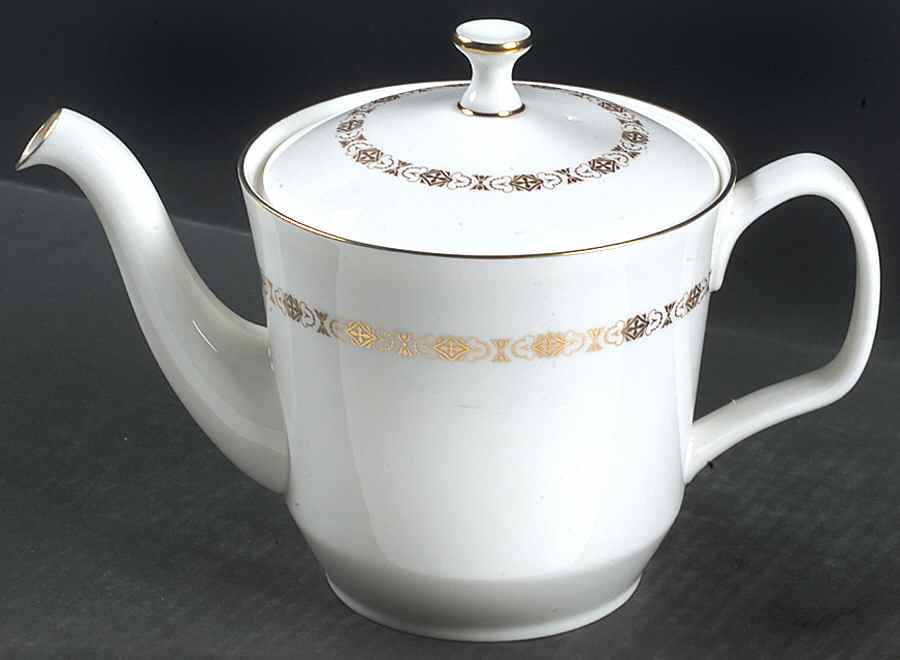 Golden Diadem Teapot & Lid by Minton-1