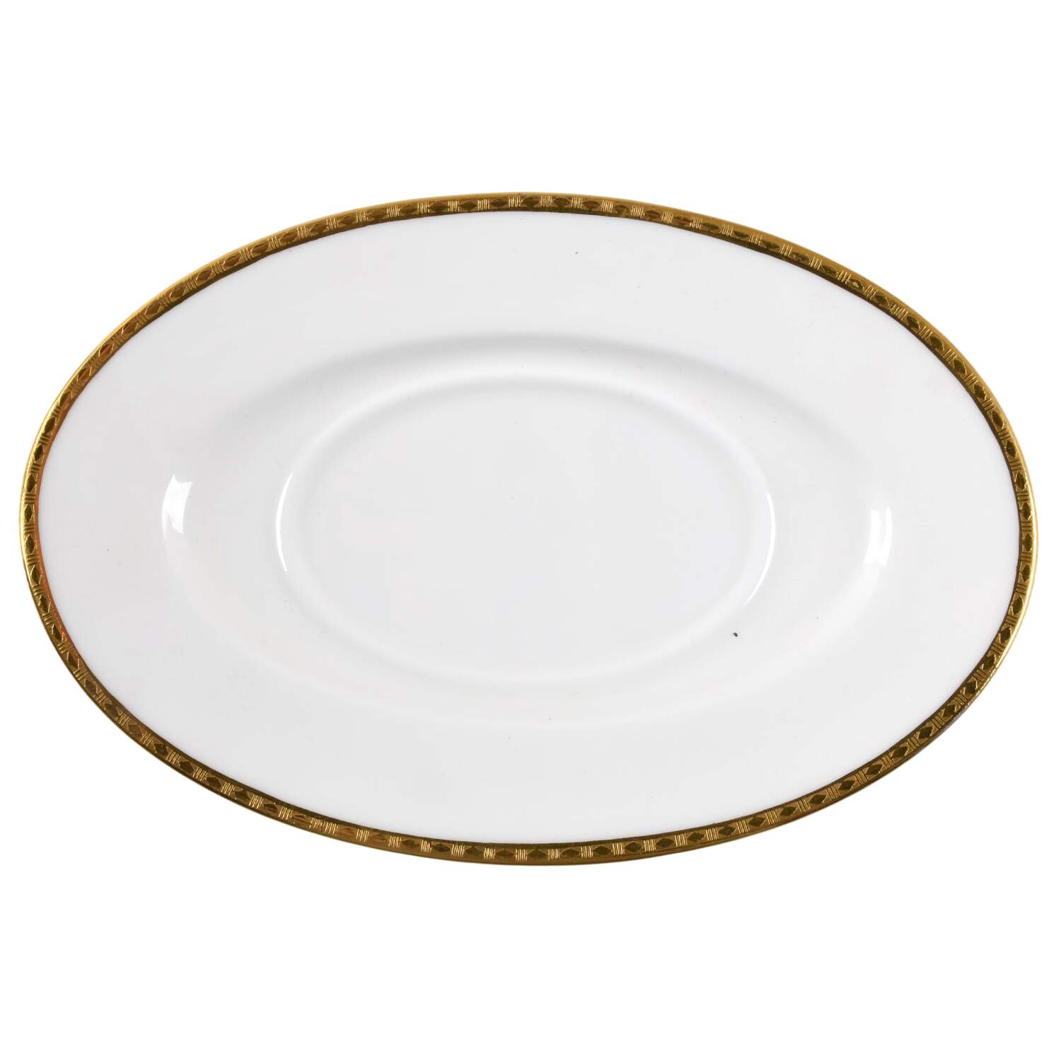 Golden Heritage Underplate for Gravy Boat by Minton-1