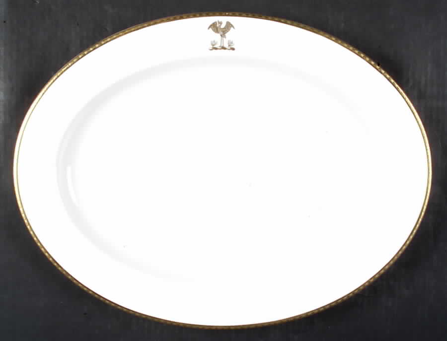 Golden Heritage 16" Oval Serving Platter by Minton-1